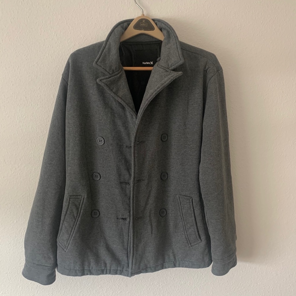Men’s relaxed pea coat